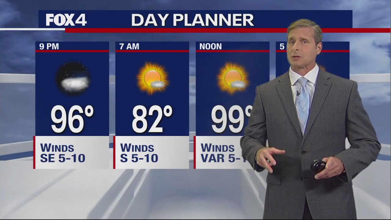 Dallas Weather: Aug. 23 evening forecast
