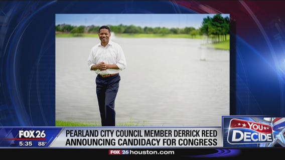 Derrick Reed announces candidacy for Congress