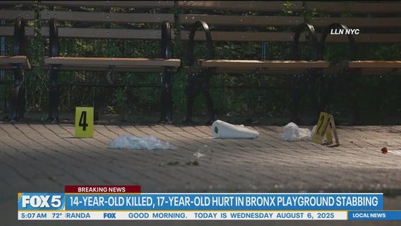 14-year-old killed, 17-year-old injured in playground stabbing