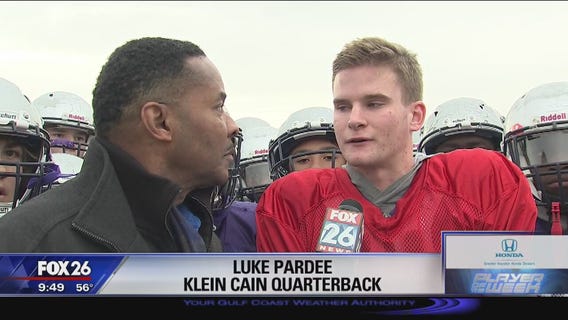 Klein Cain High School QB Luke Pardee helps team advance to playoffs for first time