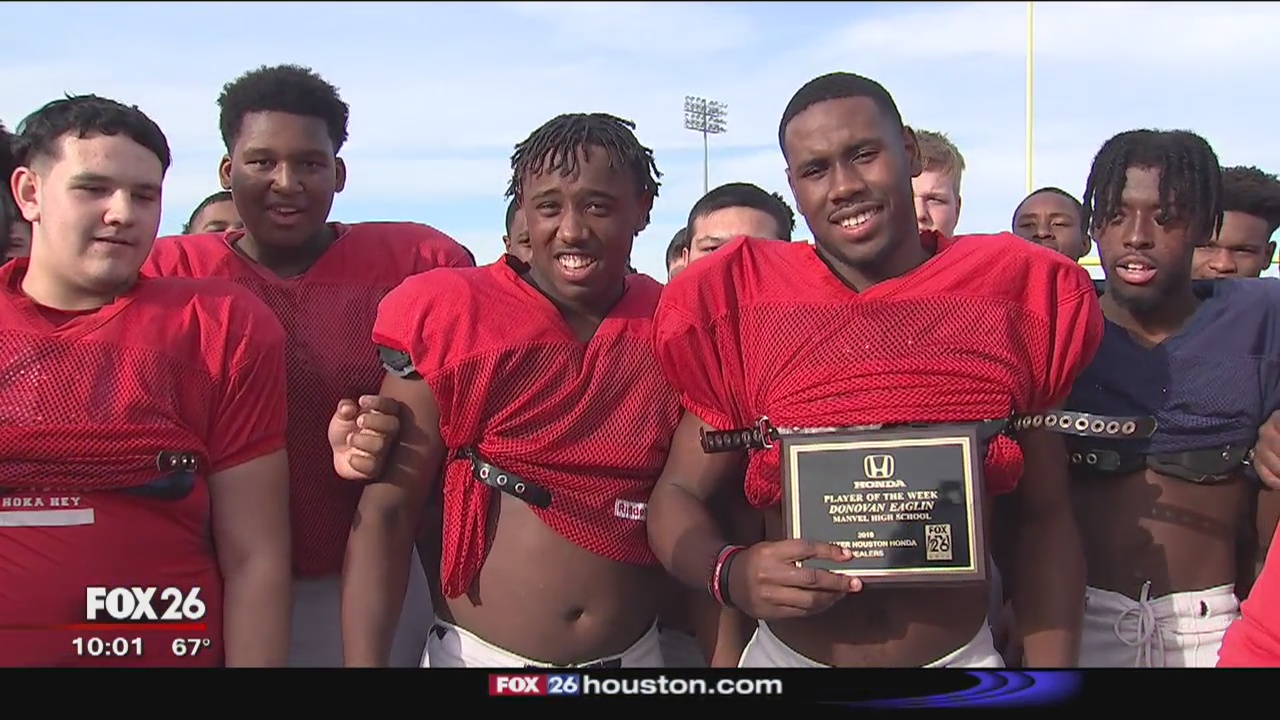 Manvel Mavericks RB Donovan Eaglin helps carry team to 3rd round in playoffs