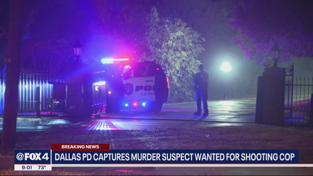 Police capture murder suspect wanted for shooting cop | FOX 4 Dallas ...