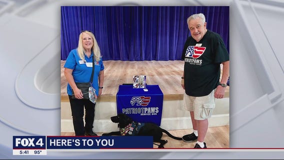 Patriot Paws gives service dogs to disabled veterans