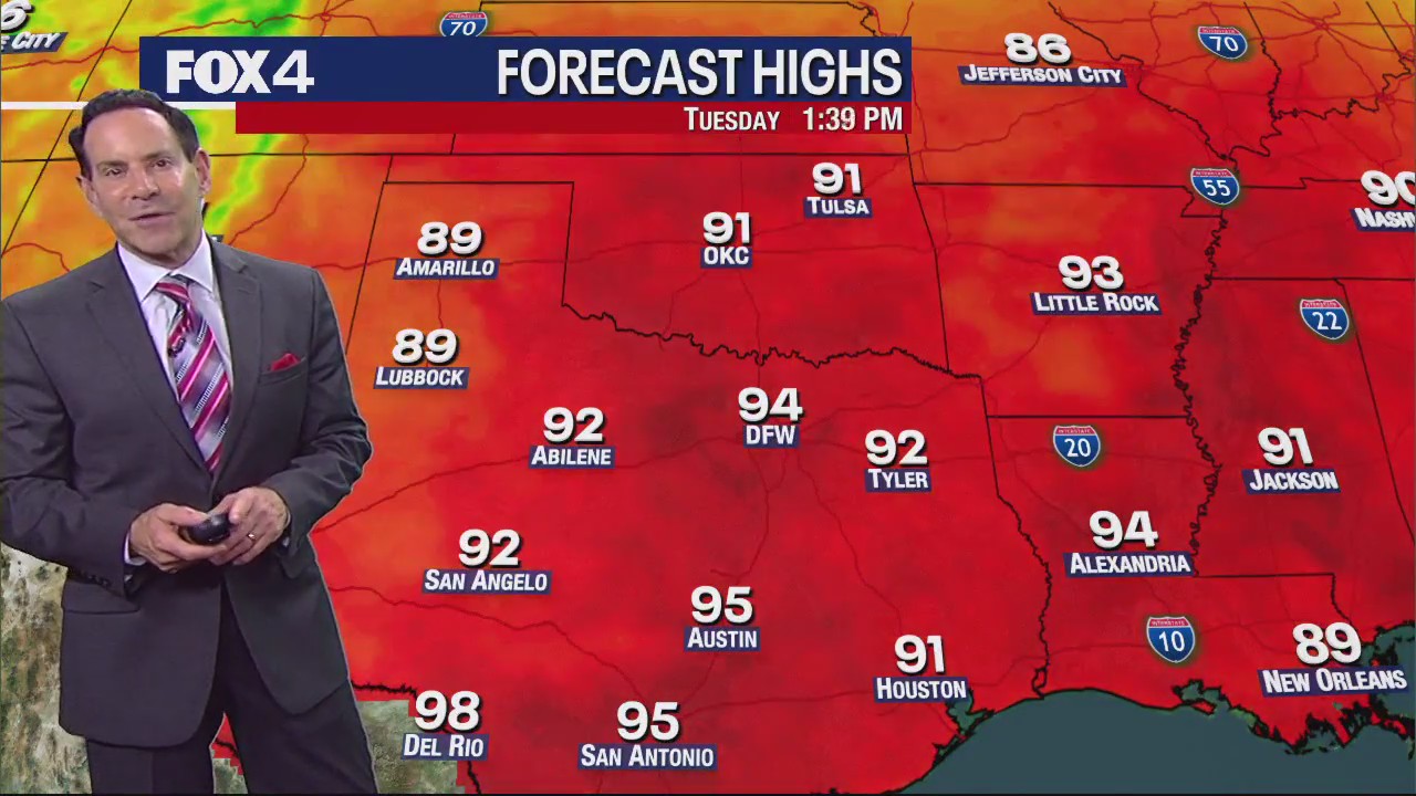 Dallas Weather: Sept. 26 morning forecast