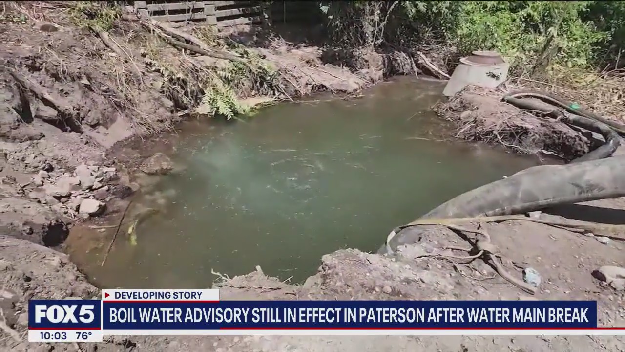 Boil water advisory still in effect in Paterson after water main break