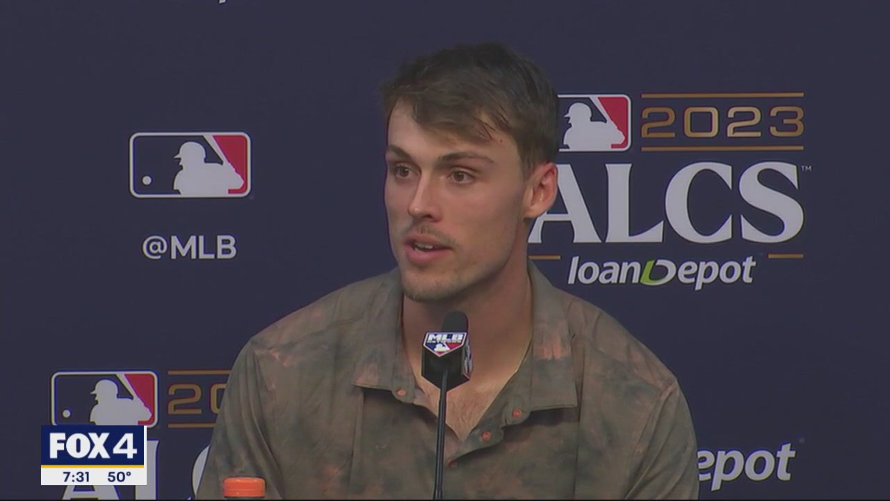 Rookie Evan Carter helps Rangers win ALCS Game 1