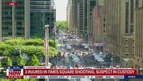 3 injured in overnight Times Square shooting; suspect in custody