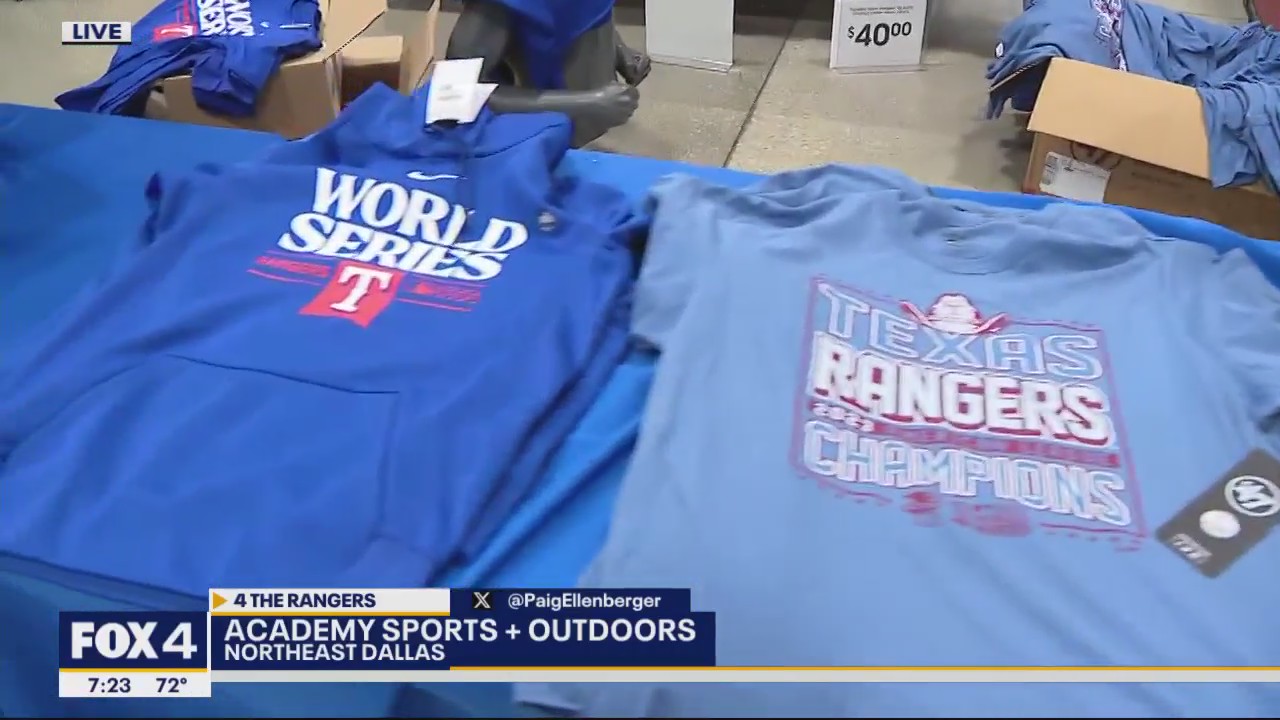 Texas Rangers AL Championship gear now on sale