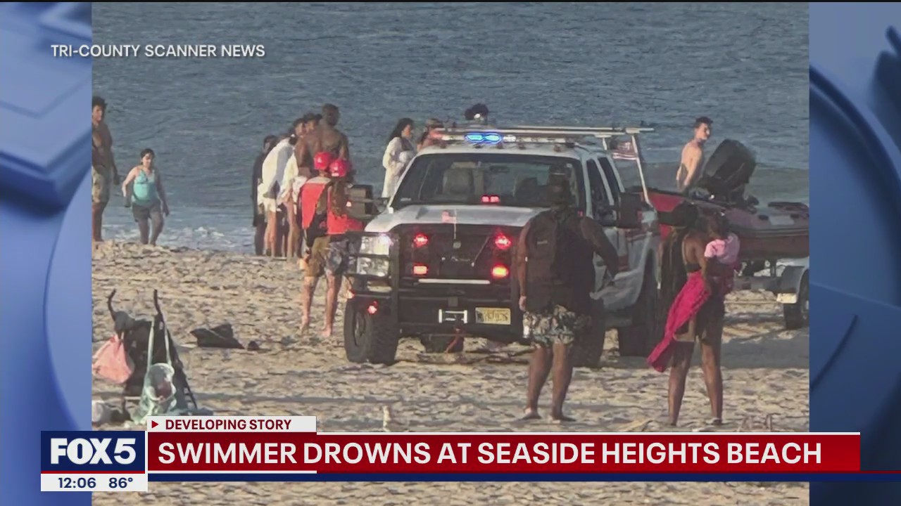 1 person drowned, 6 saved in jet-ski rescue at unguarded NJ beach
