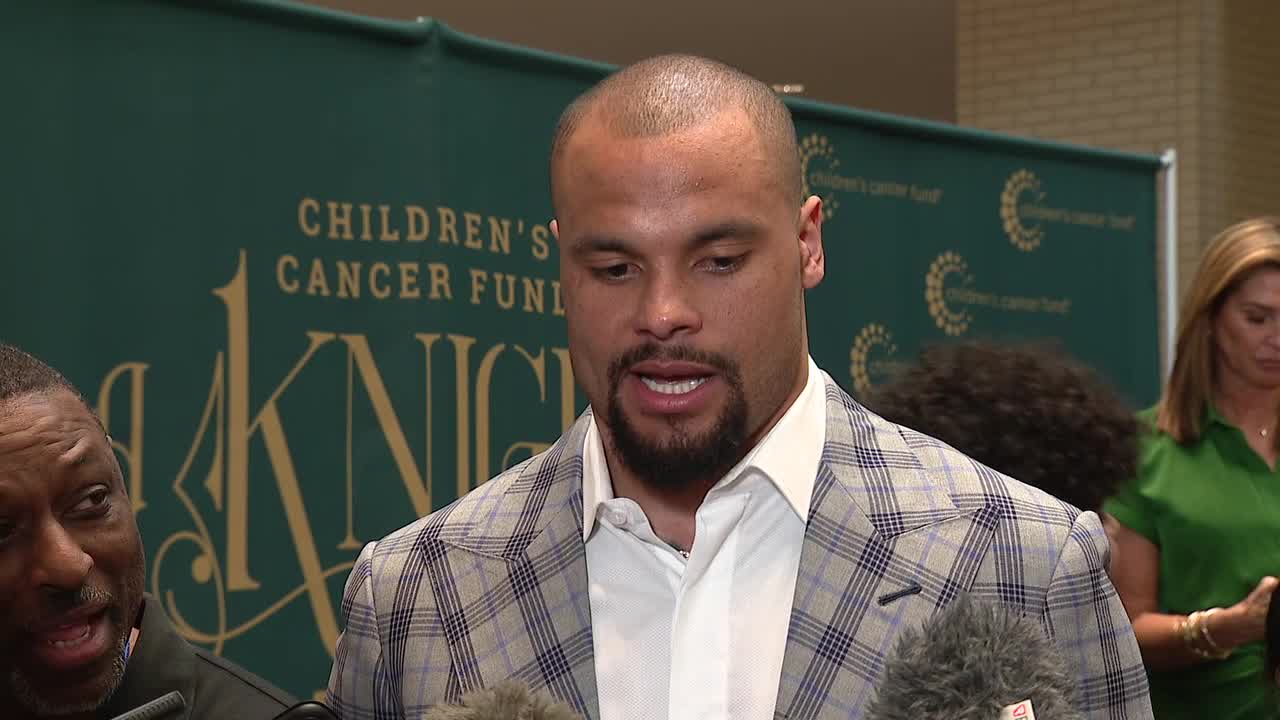 Dak Prescott talks about life as a new dad