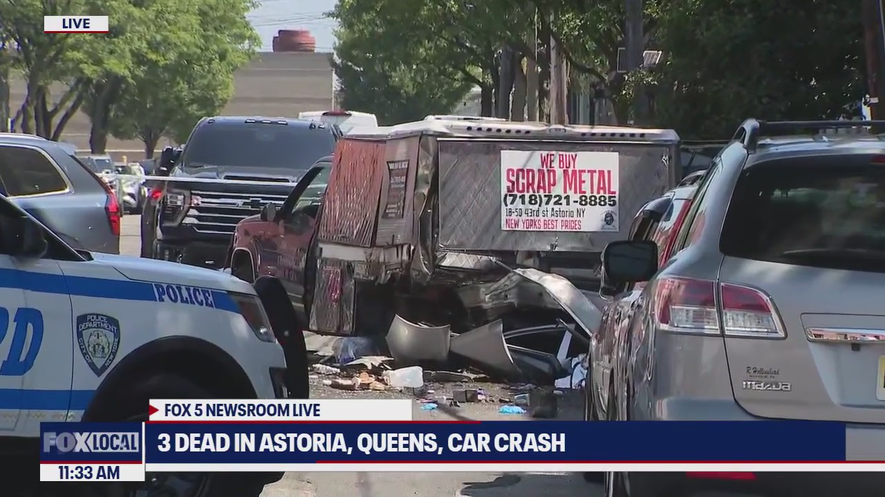 3 killed in Queens multi-car crash: NYPD | FOX 5 New York