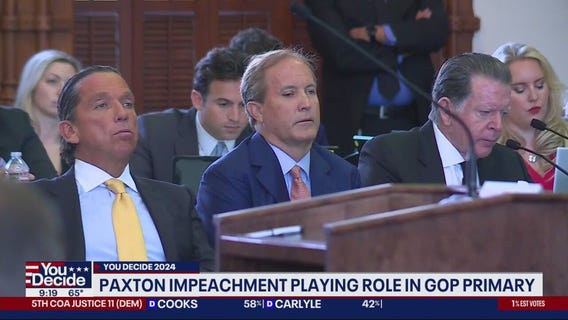 Paxton impeachment trial looms over GOP primary