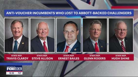Abbott ousts anti-voucher incumbents from TX House