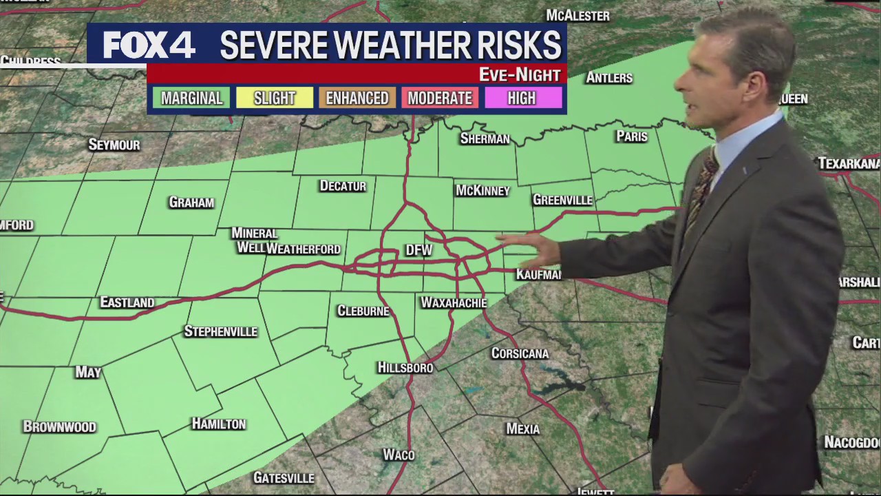 Dallas Weather: March 6 evening forecast