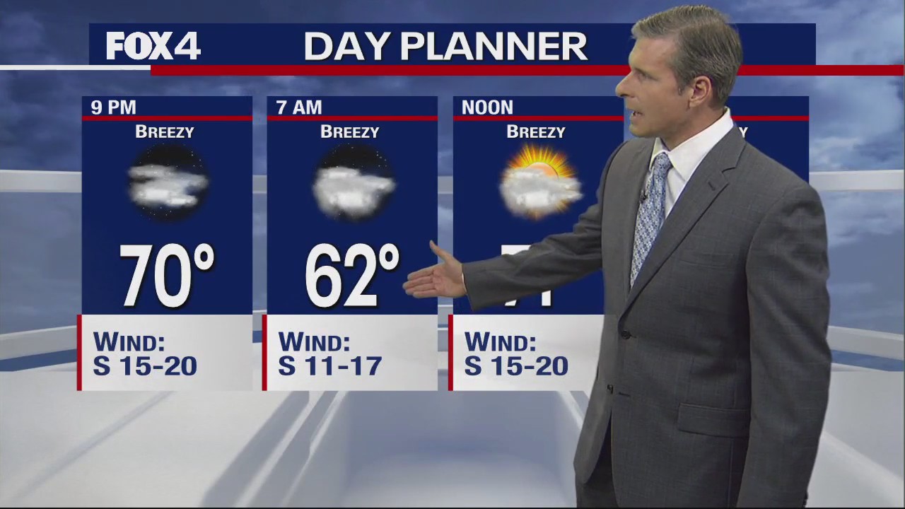 Dallas Weather: March 12 evening forecast