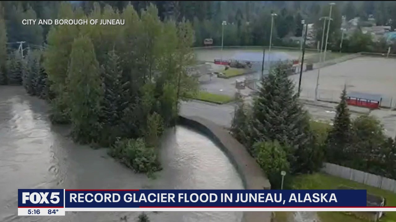 Record glacier flooding leads to evacuations in Juneau, Alaska