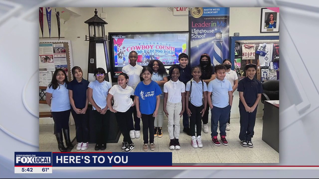 Here's To You: Weiss Elementary School