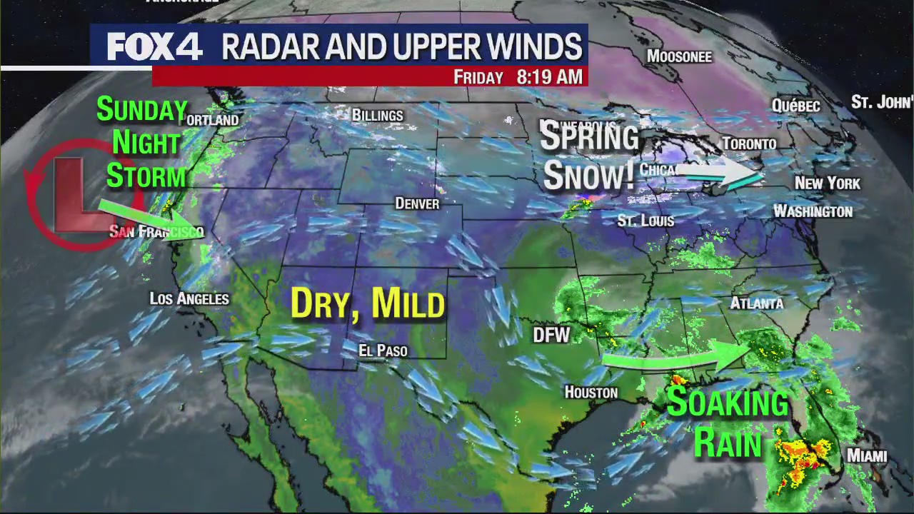 Dallas Weather: March 22 morning forecast