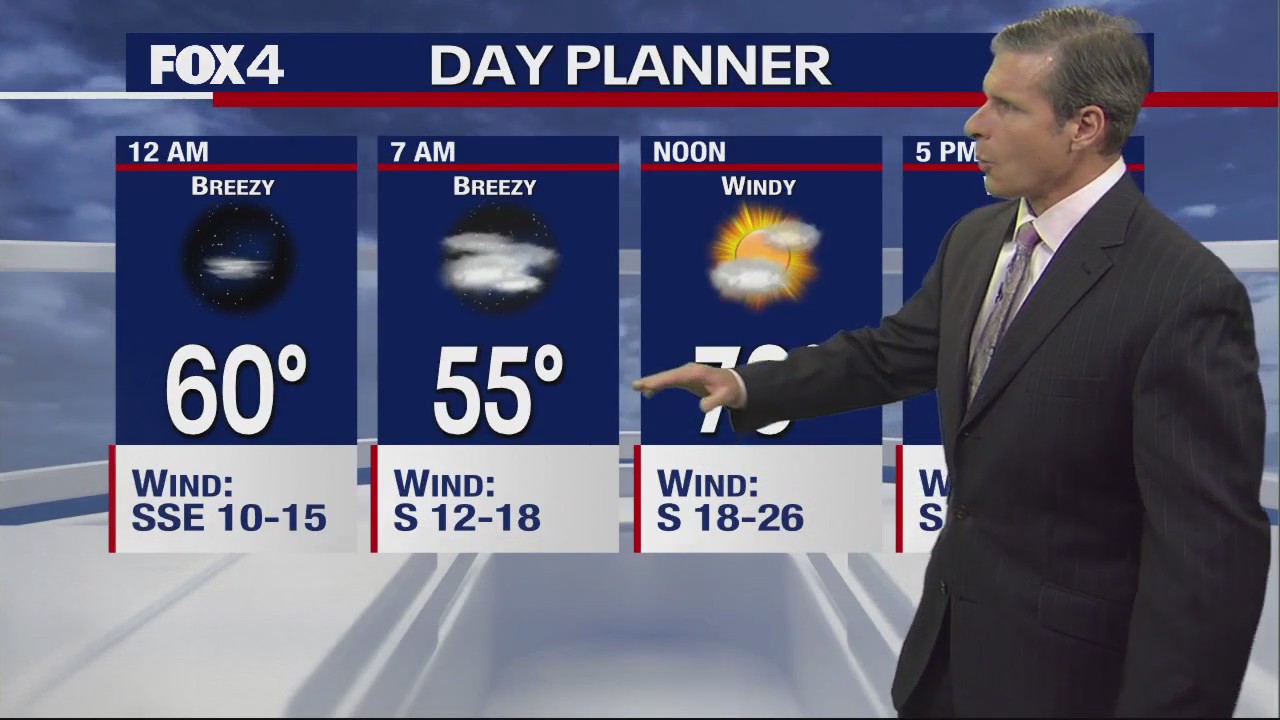 Dallas Weather: March 28 overnight forecast
