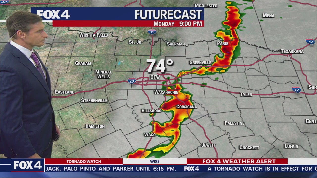 Dallas Weather: April 1 afternoon forecast