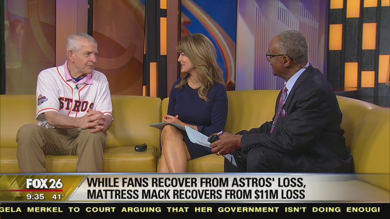 Mattress Mack discusses Astros bet after World Series loss