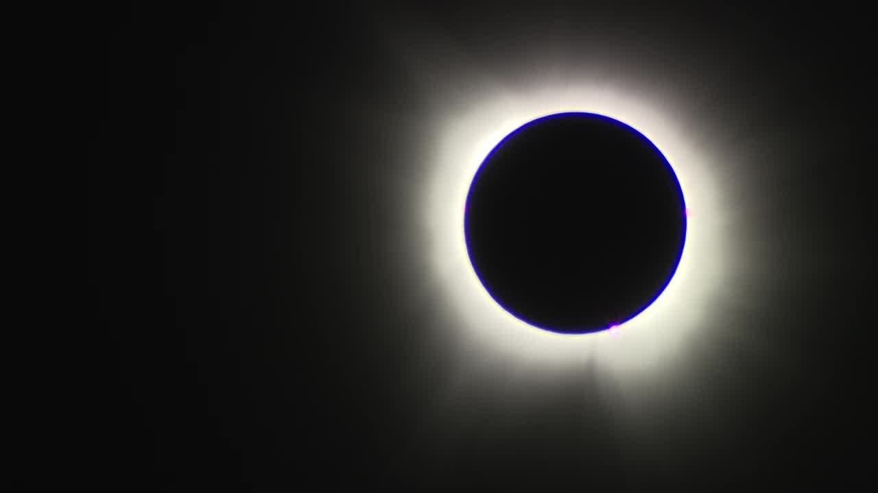 Ennis Eclipse Timelapse - Moment of Totality
