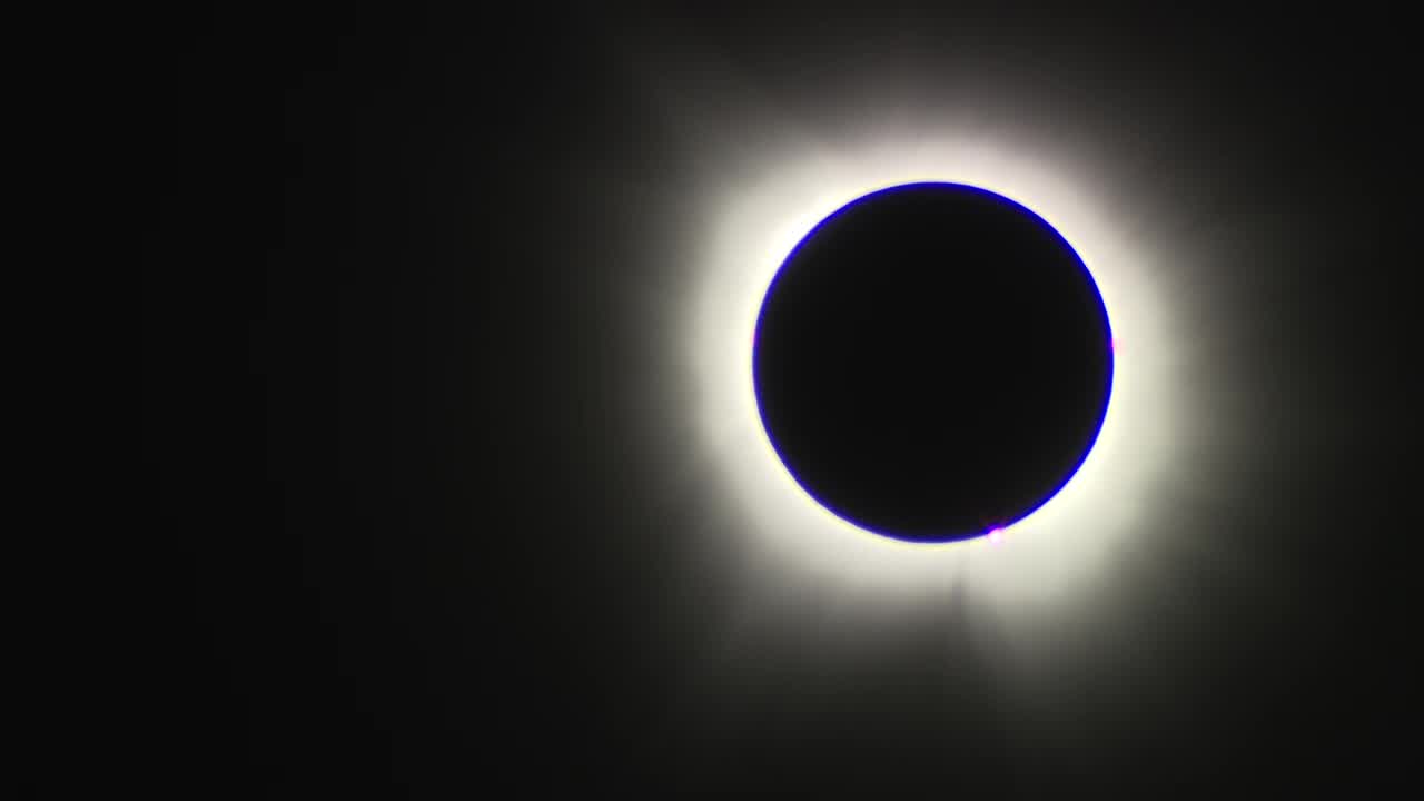 Ennis Eclipse Timelapse - Moment of Totality