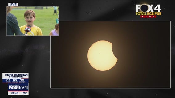 FOX 4's Lori Brown interviews her kids about eclipse