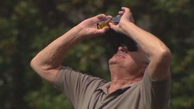 Thousands take in eclipse at Dallas Arboretum