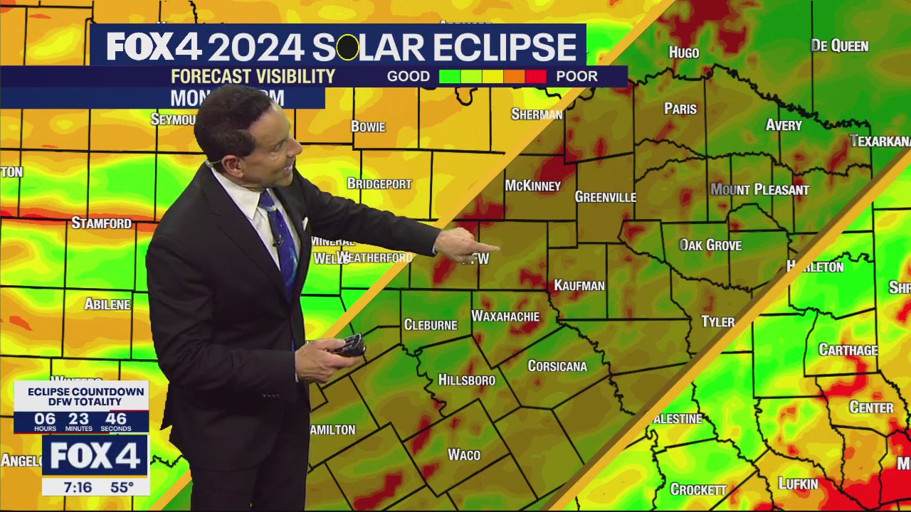 Dallas Weather: April 8 morning forecast