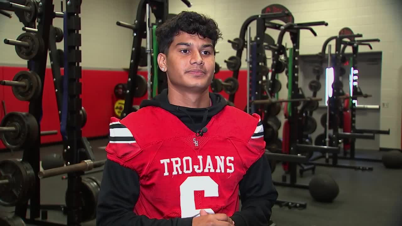 South Houston HS senior Adren Escareno finds success on the field and in the classroom