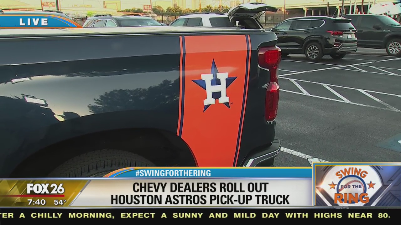Chevy dealers roll out Houston Astros pick-up truck