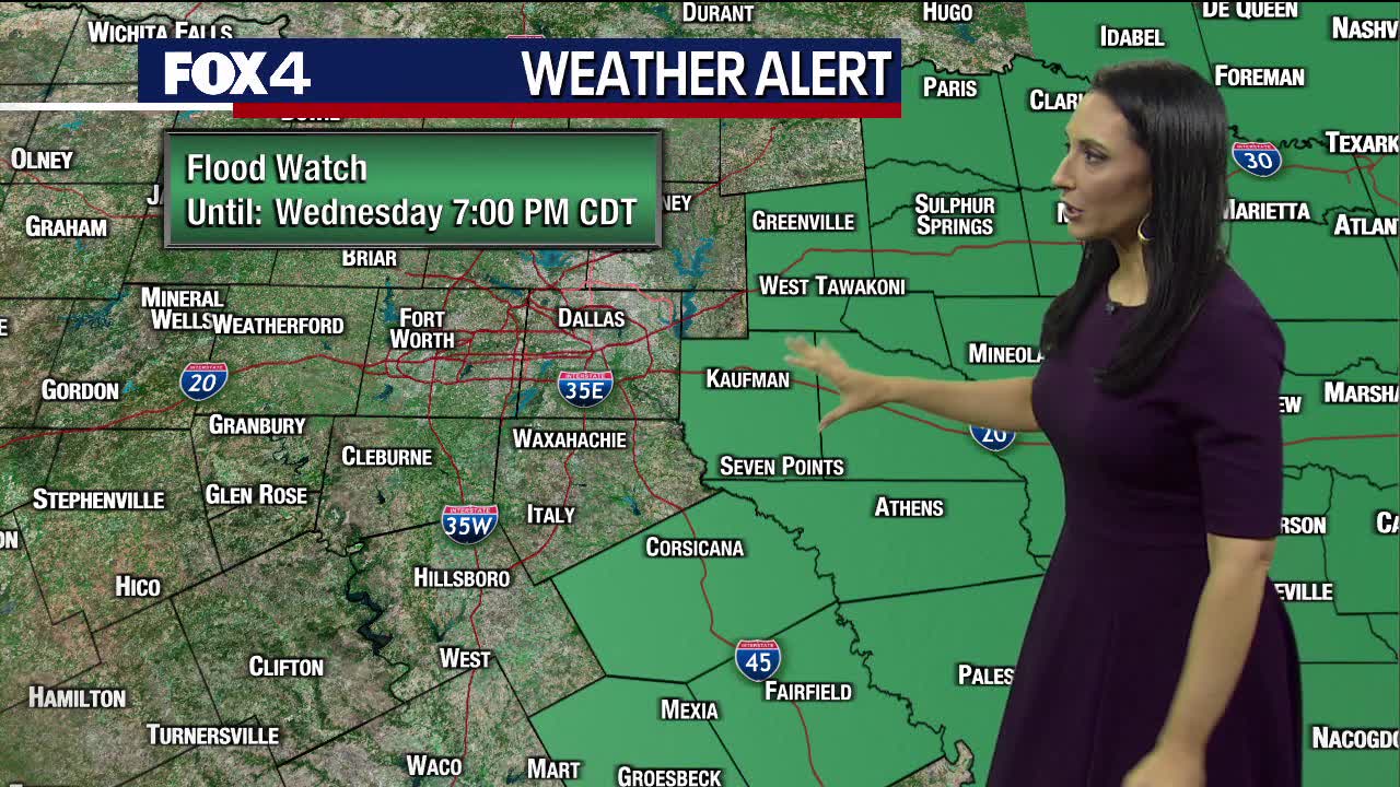 Dallas Weather: April 10 noon forecast