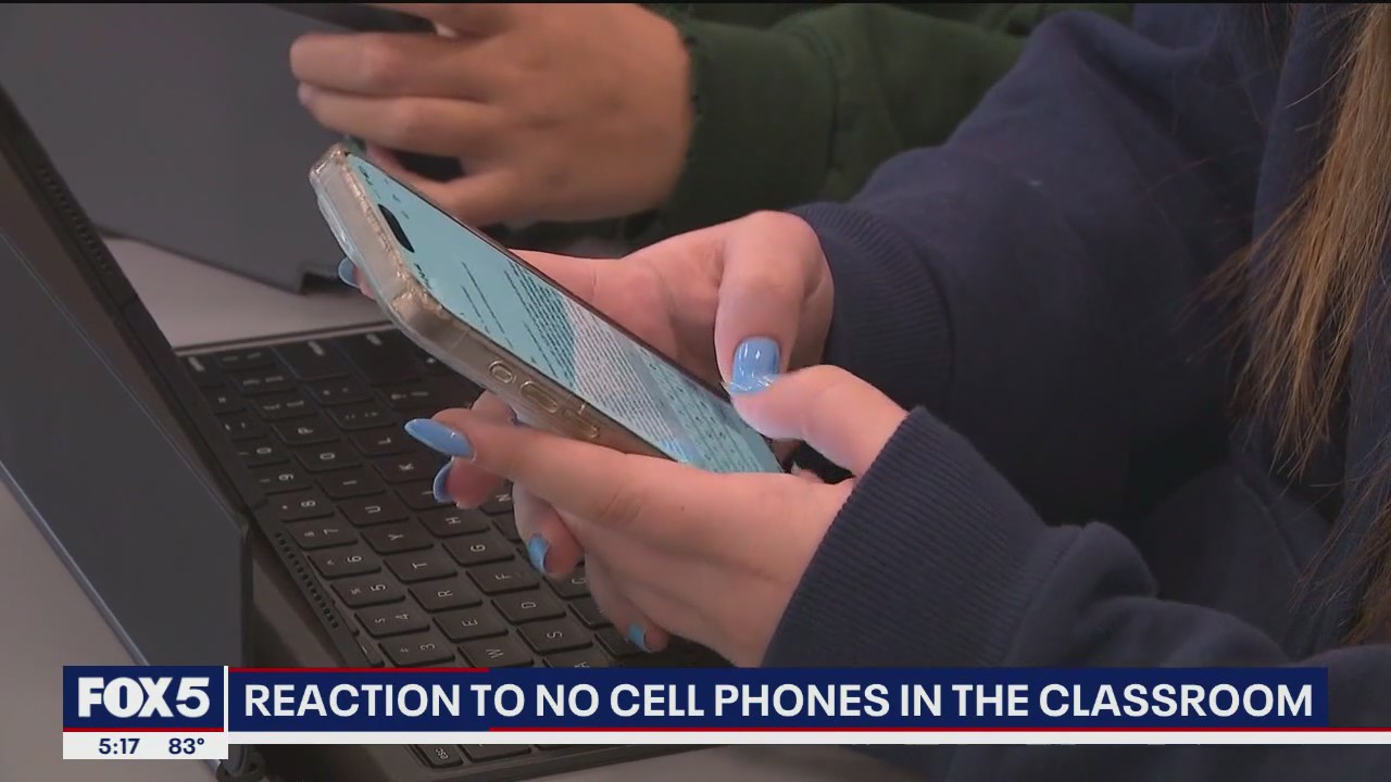 Reaction to NY law banning cell phones in classrooms