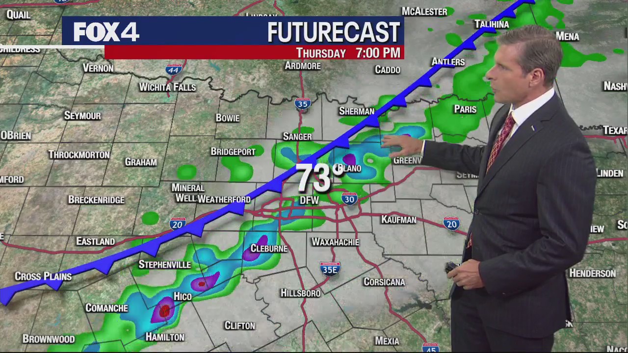 Dallas weather: April 16 evening forecast