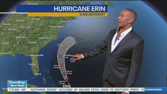 Hurricane Erin weather forecast