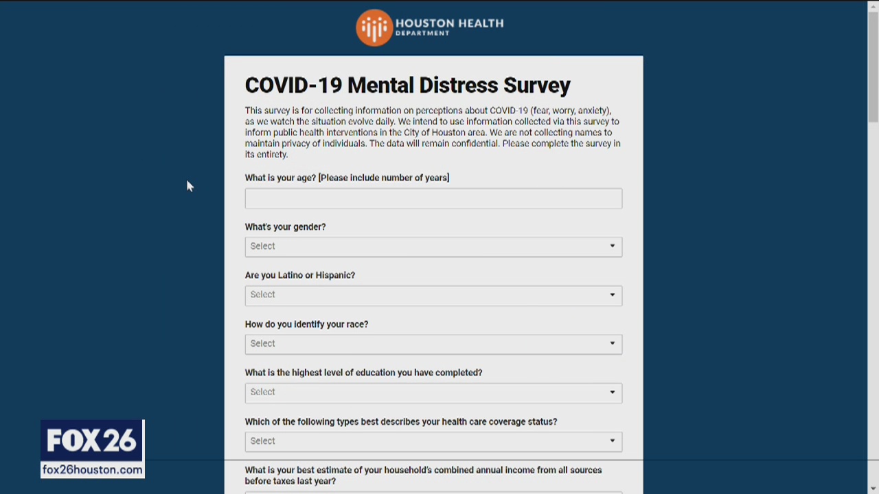 Houston Mental Health Survey