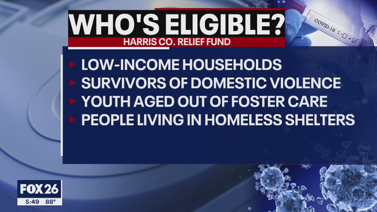 Details released about who is eligible for Harris County $30 million relief fund