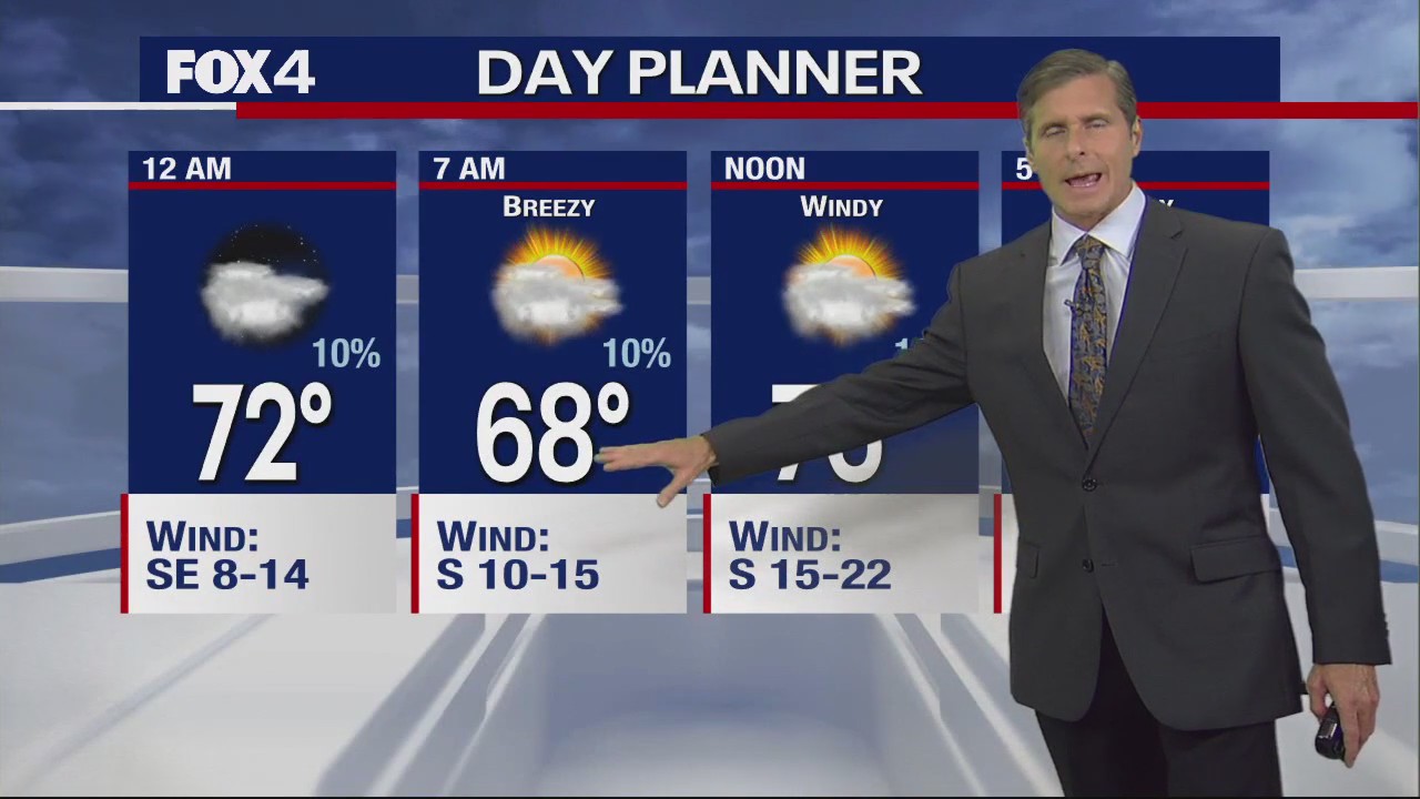 Dallas Weather: April 24 overnight forecast