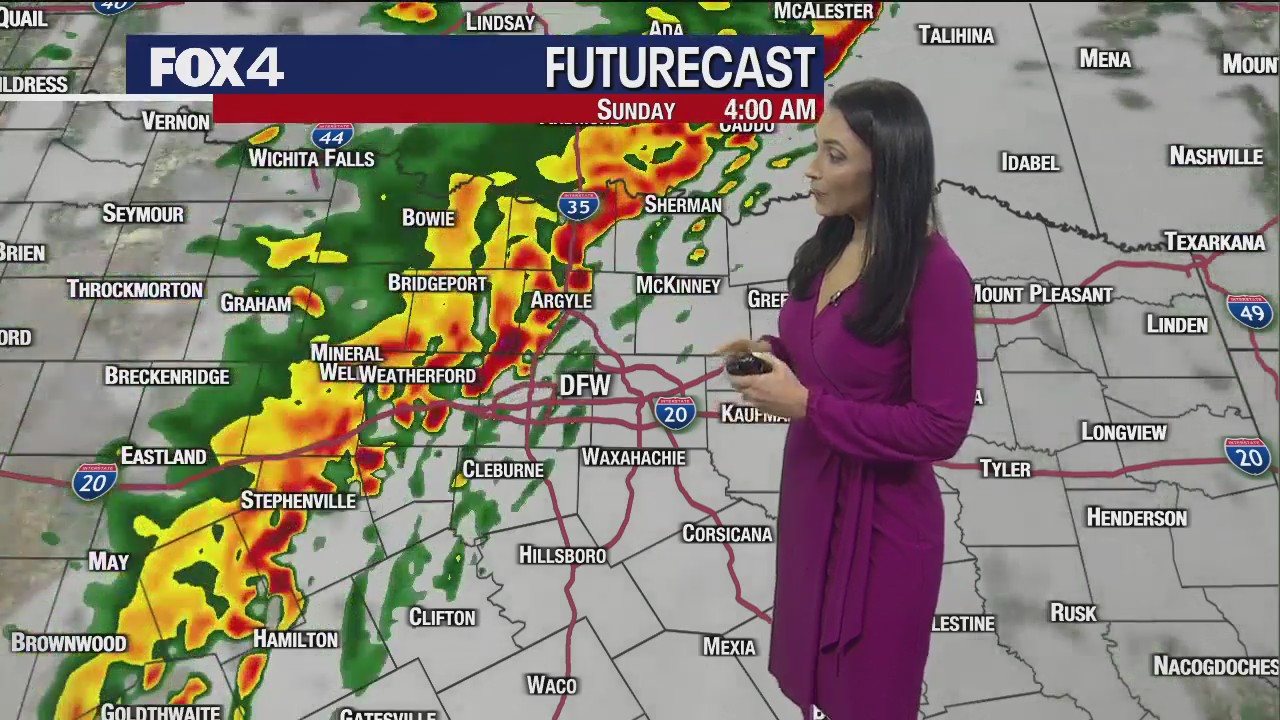 Dallas weather: April 27 evening forecast