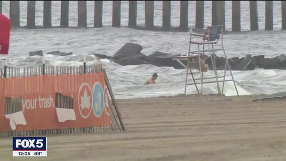NYC beaches close as hurricane Erin strengthens