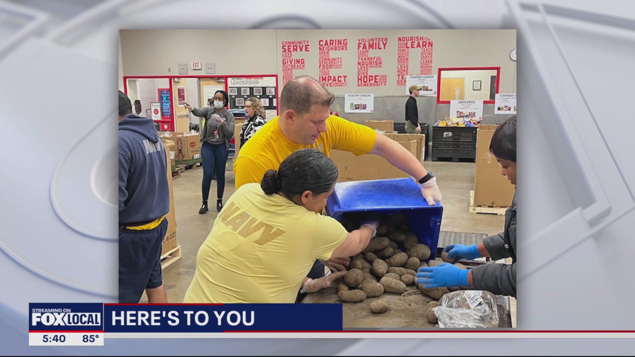 Here's To You: U.S. Navy volunteers at TAFB