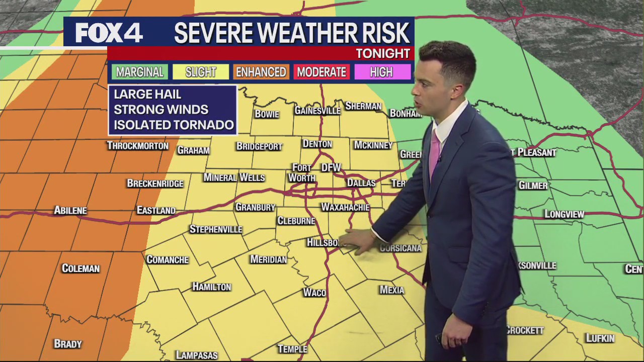 Dallas weather: May 1 afternoon forecast