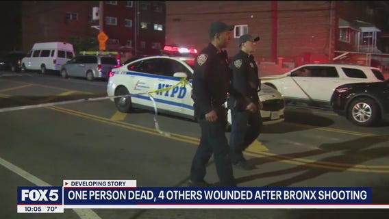 1 dead, 4 others wounded after Bronx shooting