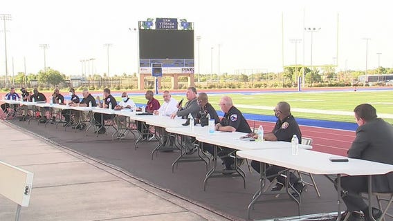 Police chiefs from Galveston County attend community forum