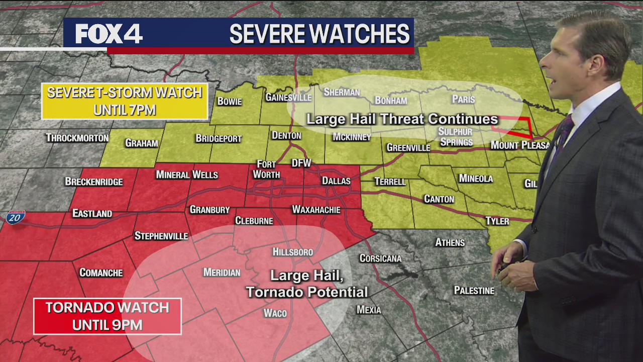 Dallas Weather: May 9 Forecast 5 p.m. Update