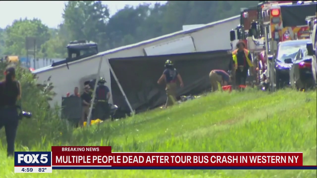 Multiple people dead after tour bus crash in NY