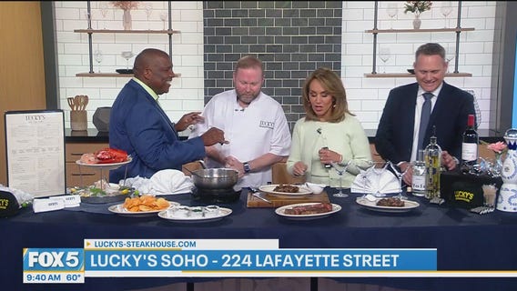 Chef Scott Ditomasso and manager Larry Nobles from Lucky's Soho share the menu with Good Day New York.