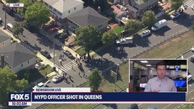 NYPD officer shot in Queens; witness describes screams