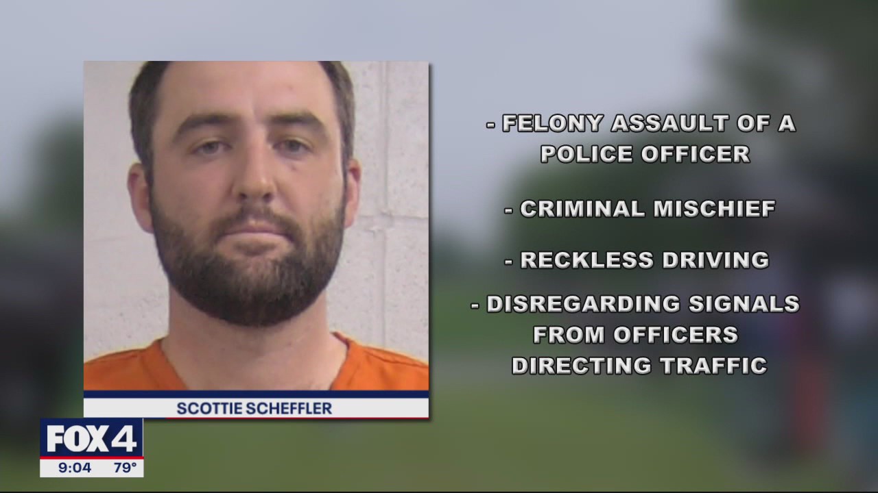 Scottie Scheffler facing felony assault charge